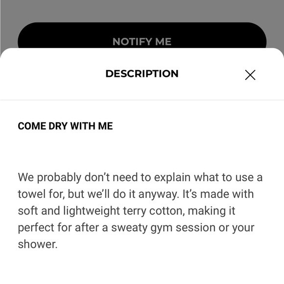 EUC Large Gymshark towel! - Picture 4 of 5